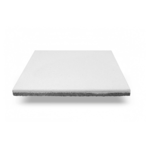 Piastra quadrata in siligraniti per esterni, dimensione 500x500 mm e spessore 37 mm, ideale per tetti bianchi resistenti agli agenti atmosferici